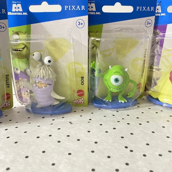 Disney Pixar Monsters,Inc. Mattel Micro Collection Sulley-Boo-Roz..5 Figure Set - Picture 5 of 11